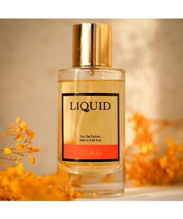 LIQUID Dubai Luxury Eau de Parfum EDP for Men - 90ml Long Lasting | Premium Gift Perfume | Amber & Sandalwood Fragrance | Perfect for Special Occasions | Luxury Scent Inspired by Dubai | Gift for Him - Buy Online on GoSupps.com