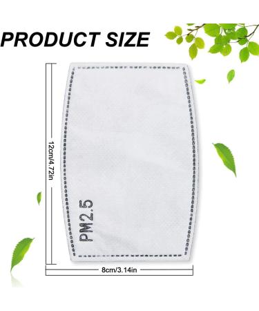 100Pcs PM2.5 Activated Carbon Filters for Outdoor Activities - Replaceable Anti-Haze Breathing Inserts - Buy Online on GoSupps.com