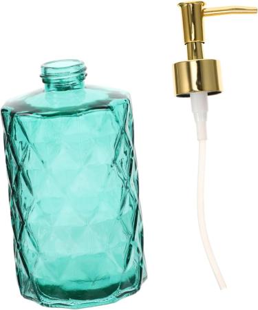 3oz Cucumber Glass Lotion Bottle with Lid - Travel-Ready Storage Container & Dispenser for Soap | Ideal for Bathroom Use - Buy Online on GoSupps.com