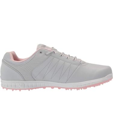Skechers Women's Go Golf Pivot Spikeless Golf Shoe - 39.5 EU - Light Grey Pink | International Shipping Available - Buy Online on GoSupps.com