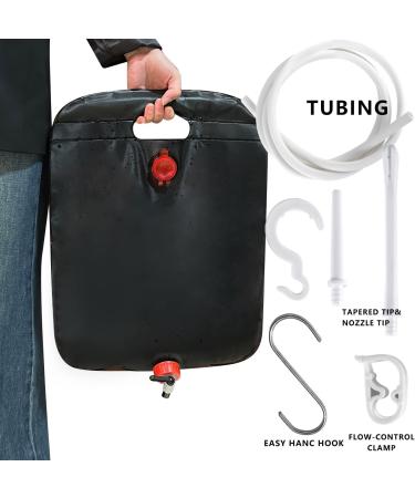 10L Super-Large Capacity Coffee Enema Bag Kit - Complete Set with Silicone Hose Reusable Tips & Flow Control for Home Use - Buy Online on GoSupps.com