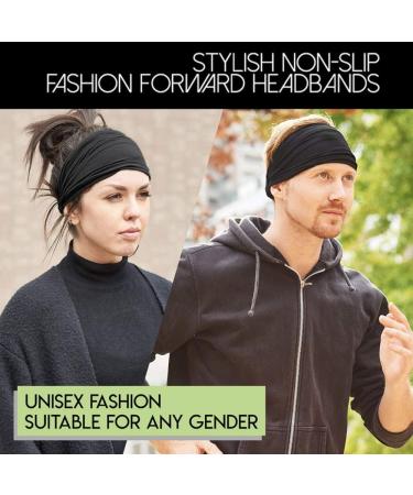 6 Pieces Sport Hair Accessories Unisex Spandex Dreadlocks Bands Elastic Long Hair Dreads Head Wraps Braids Bonnet Solid Colors Soft Headband For Men And Women - Buy Online on GoSupps.com