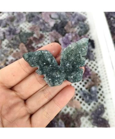 Home 100g Lots of Natural Amethyst Heart Shape Colorful Amethyst Butterfly Gifts Home Decoration Raw Stones and Minerals Home Goods - Buy Online on GoSupps.com