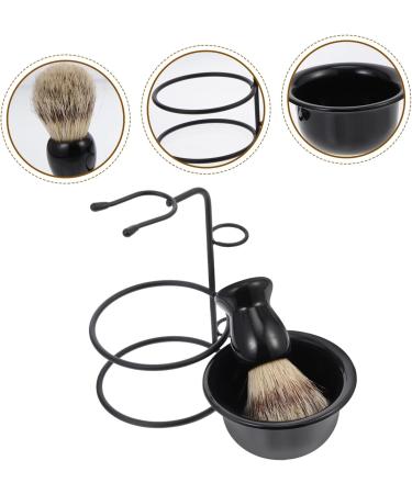 Angoily Men's Beard Care Set with Metal Stand | Professional Shaving Bowl & Brush | Complete Shaving Accessories for Men - Buy Online on GoSupps.com