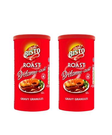 2 x 320g Sunday Roast Beef Flavour Gravy Granules Christmas Dinner Meat Veg Meal Food Sauce