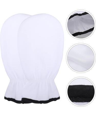 FRCOLOR 3 Pairs exfoliating Hand mask Fingerless Gloves Black Disposable Gloves Pink Disposable Gloves Dry Hands Lotion Beauty Care Gloves Gel Hand Gloves Polyester White Spa Glove Thicken - Buy Online on GoSupps.com