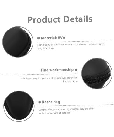 Minkissy 5-Store Razor Storage Bag | Portable Shaver Bag for Electric Trimmer & Travel Kit Durable & Stylish - Buy Online on GoSupps.com