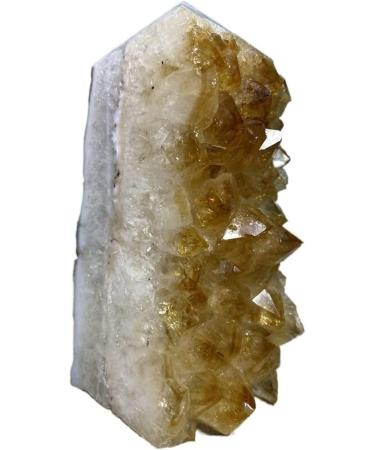 Amethyst Rough Stone Tower Natural Citrine Amethyst Raw Quartz Purple Crystal Cluster Stones Specimen Home Decoration Crafts Gift Wand
