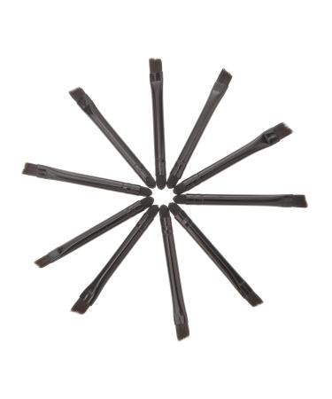 BIUDECO 10 Pcs Eye Shadow Brush Makeup Eyeshadow Black Suit Brow Brush Makeup Brush Concealer Brush Miss Mix