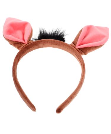 MERRYHAPY Warthog Headband Animal Ear Headband for Cosplay Ear Headband for Pig Ear Headband for Dress up Warthog Ear Headband Pig Ear Headband for Cosplay Party