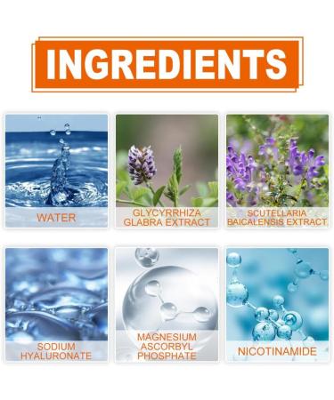 Facial brightening essence deep anti-wrinkle essence anti-freckle facial essence repair and brighten dull skin tone - Buy Online on GoSupps.com