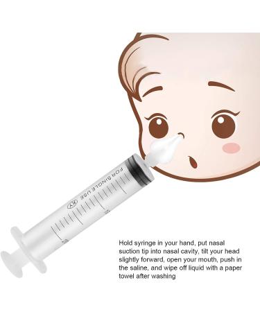 8pcs Nasal Irrigator Syringe | 20ml Portable Pressure Nasal Wash System for Baby Rhinitis | Multifunctional Nose Cleaner and Irrigation Kit - Buy Online on GoSupps.com