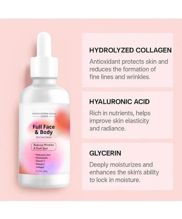  Fusruom Firming Body Solution 30ml Soothing Body Drops | Moisturizing Face Solution for Skin Barrier Repair Lifting Beauty Day & Night Travel - Buy Online on GoSupps.com