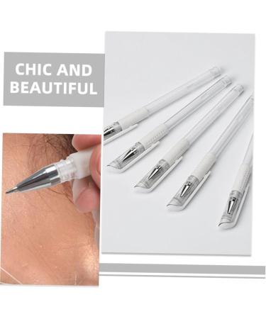 Didiseaon 5 Sets Marking Tool White Plastic Multi-functional Tattoos Pen Eyebrow Pen 15.00X0.80X0.80CMx5pcs Whitex5pcs - Buy Online on GoSupps.com