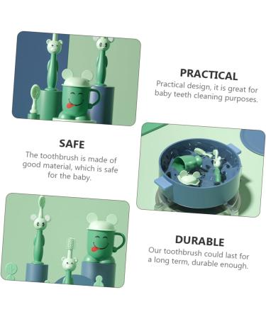 FOMIYES 2 Sets Toddler & Newborn Toothbrush - Silicone Baby Training Oral Care Toothbrush - Kids Sucker & Bristle Toothbrush for International Shipping - Buy Online on GoSupps.com