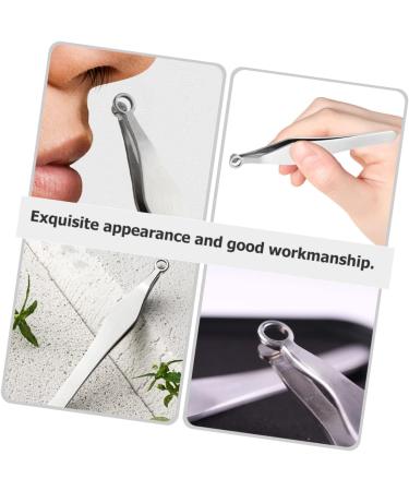 Beaupretty 4 Pcs Stainless Steel Nose Hair Trimmer Set - Nose Hair Remover & Tweezers for Men - Precision Brow & Nasal Hair Clippers - Buy Online on GoSupps.com