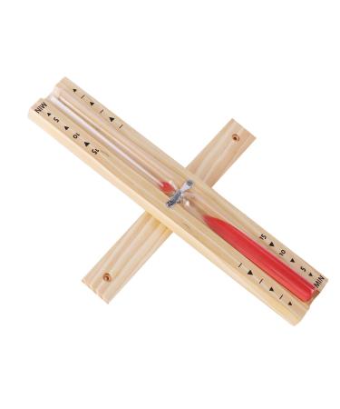 Tahuaon Sauna hourglass 15 minutes rotatable wood sauna hourglass with white sand reloj de arena heat -resistant hourglass hourly glass timer red