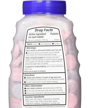 Ultra Strength Antacid Chewable Tablets 1000mg - 265 Count | Fast Heartburn Relief & Assorted Berry Flavor | Includes ZeusMax 8 Compartments Pill Box - Buy Online on GoSupps.com