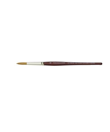 Grumbacher Goldenedge Golden Toray Round Watercolor Brush  Synthetic Bristles  Size 10 (4620.10)