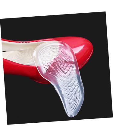 Beaupretty Half Insoles Heel Cushions - 3 Pair Anti-Slip Metatarsal Foot Support for High Heels Clear Gel Pads - Buy Online on GoSupps.com