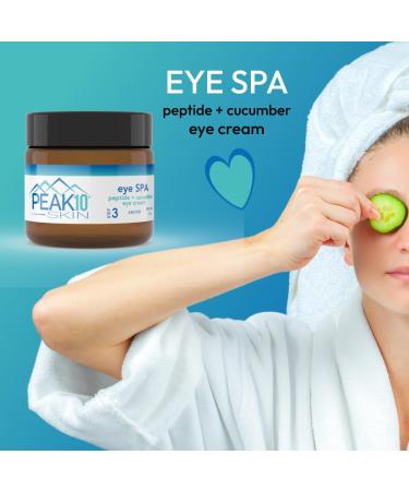 Buy EYE SPA Peptide + Cucumber Eye Cream 1oz - Hydrating Anti-Aging Formula for Bright Eyes | International Shipping Available - Buy Online on GoSupps.com
