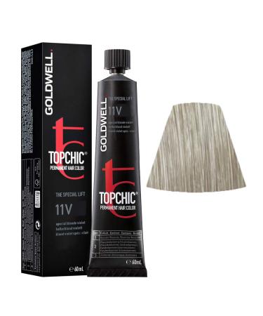 Goldwell Topchic Tube 11V light blonde-violet 60 ml 11V light blonde-violet 60 g (1 pack)