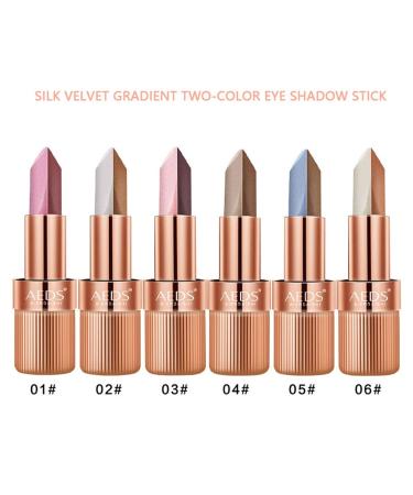 Two-Colored Eyeshadow Stick | Dual Color Glitter Pen for Stunning Shimmering Looks | Gradient Eyeshadow Powder - Buy Online on GoSupps.com