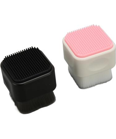 ZJchao Double Sided Face Scrubber Set - Soft Exfoliating Brush for Dead Skin Removal & Facial Cleansing | International Shipping Available - Buy Online on GoSupps.com