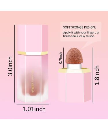 Boobeen Matte Liquid Blush - Velvet Mousse Cheek Color for Natural Soft Glow - Buy Online on GoSupps.com