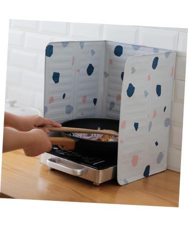 Zerodeko 2pcs Grease Splatter Guard Oil Block Anti Splatter Shield Guard Frying Pan Spit Guard Non-Stick Frying Pan Removal Scald Proof Board Foil Gas Stove Shield Aluminum Foil Heat Shield As Shownx2pcs mediumx2pcs - Buy Online on GoSupps.com