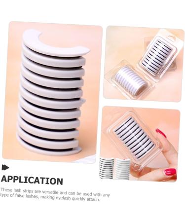 Beatifufu 2 Boxes Self Adhesive Eyelash Adhesive Strip Eyelashes Strips Eyelash Applicator Strips Stick on Eyeliner Strips Eyelash Adhesive Strips Eye Lash Adhesive Strips Glue Bulk - Buy Online on GoSupps.com
