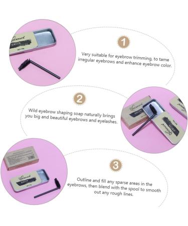 FOMIYES 2 Sets Eyebrow Soap Make up Kits Lamination Kit Gel Eyebrow Styling Cream Fluffy Miss Accessories 1 count (Pack of 1) Assorted Colorx2pcs - Buy Online on GoSupps.com