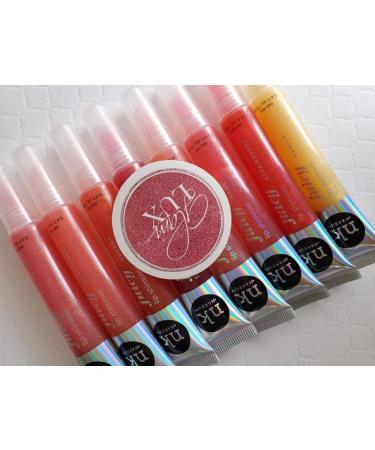 Glam Lux Nicka K Juicy Lip Shimmer Lip Gloss Set + Keychain Gifts for Women, Aunts, Teens & Moms - Pack of 8 - Buy Online on GoSupps.com