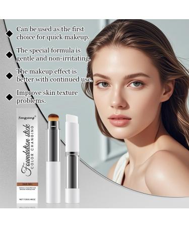 Fengyang Color Changing Foundation Stick Moisturizing and Light Coverage Cream Medium to Full Coverage Cream Stick for All Skin Types - Buy Online on GoSupps.com