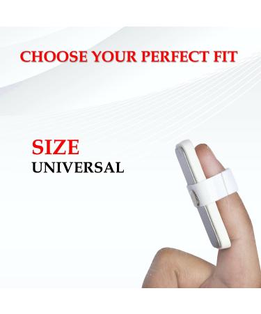 Buy Universal Finger Splint for Mallet Deformity & Recovery | Adjustable Foam Brace for Broken Fingers - 1 Piece - Buy Online on GoSupps.com