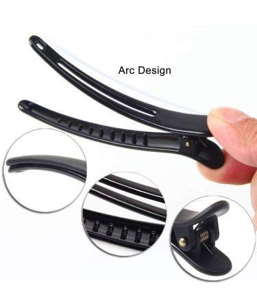 8PCs Colorful Hair Clips Set - Stylish Hairdressing Combi-Clip Barrettes for Women - 7.8 cm Matted Hair Accessories - Buy Online on GoSupps.com