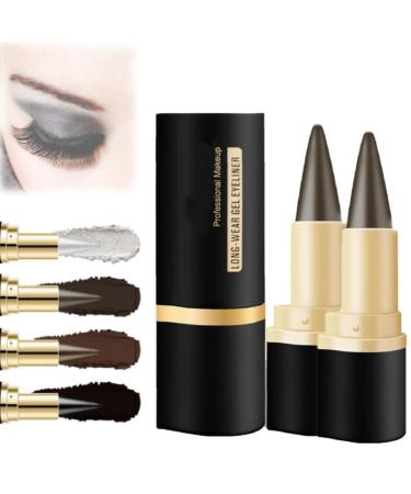 Ayky Eyeliner Exhibition Eyeliner Ayky Natural Black Eyeliner Cream Ayky Long Wear Gel Eyeliner Exhibition K Eyeliner Waterproof Exhibitionk Eye Liner Pencil (Brown)