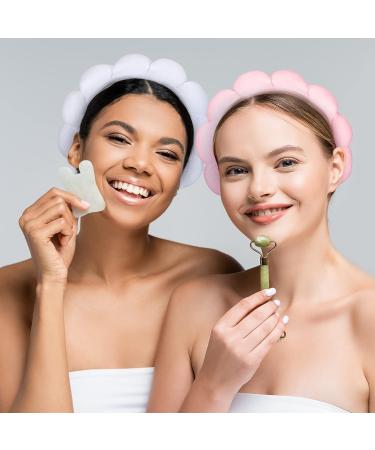 Jexine 8 Pcs Cute Spa Headbands for Women - Non Slip Terry Cloth Makeup Hair Band - Buy Online on GoSupps.com