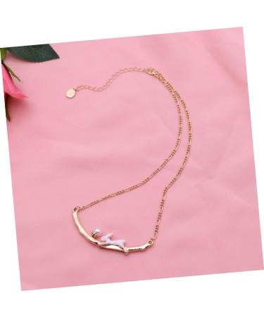 HAPINARY Pearl Embellishment Necklace Fashion Necklaces for Women Trendy Women Necklace Bunny Necklace Necklace Fashion Miss - Buy Online on GoSupps.com