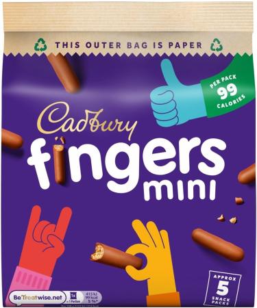Cadbury Mini Fingers Biscuits 96.5g - Delicious Chocolate Treats - Buy Online on GoSupps.com