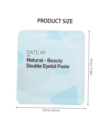 POPETPOP 3 Sets invisible no trace instant eye lift strips Non-permanent sticky eyelid tape fiber Eye Makeup Supplies Makeup Supplies cosmetics beautiful eyes Boost stickers lift sticker 8.2X7.5X0.1CM Blue - Buy Online on GoSupps.com