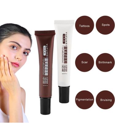 Scar Tattoo Concealer Cream Set - Long-Lasting Waterproof Makeup for Hiding Spots, Birthmarks & Blemishes - Professional Coverage for Face & Body - Buy Online on GoSupps.com