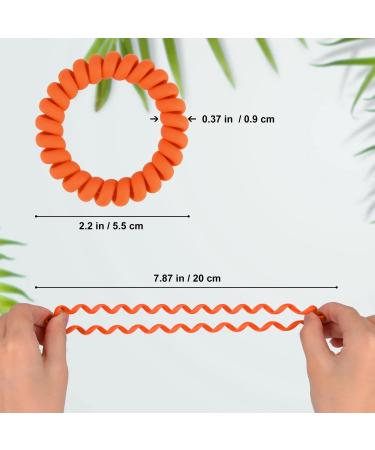 Jesslab 10-Pack Spiral Hair Ties - No-Damage Traceless Ponytail Holders for Women & Girls - Color Sorted Hair Accessories - Buy Online on GoSupps.com