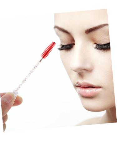 Didiseaon 10pcs Diamond Mascara Brush Mascarades for Women Rhinestone Lip Gloss Tubes Eyelash Tube Makeup Box 11.3x1.1cm Red - Buy Online on GoSupps.com