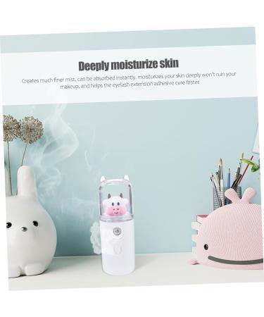 Beavorty Travel Humidifiers Portable Pocket Size Facial Mister Moisturizing Mist Sprayer Small Humidifier Oul Diffuser 3.8x3.8x10.8cm White - Buy Online on GoSupps.com