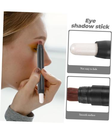 VINTORKY Precision Eyeshadow Brush Precision Shadow End Women Stick Brush Female Ends Makeup Pen Eye Dual Application 1 count (Pack of 1) Silver - Buy Online on GoSupps.com