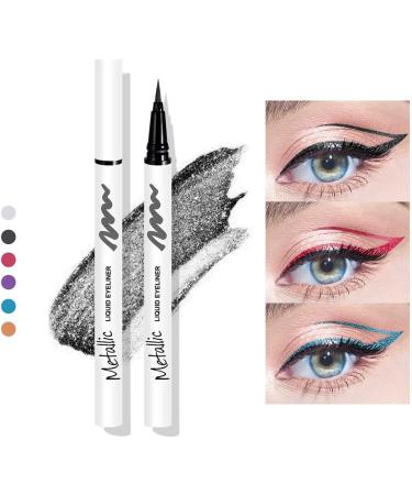 LXZJJM Professional Pearlescent Glitter Liquid Eyeliner - Long-Lasting Waterproof Cruelty-Free and Vegan Smooth and Easy to Apply (06 0.7g/0.025OZ) - Buy Online on GoSupps.com