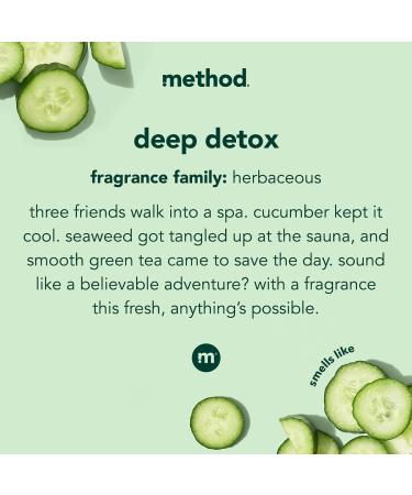 Method Deep Detox Body Wash - Paraben and Phthalate Free - 18 oz (Pack of 6) - Buy Online on GoSupps.com
