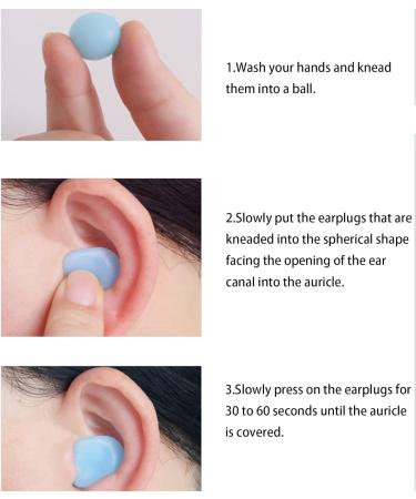TKMENGY Silicone Ear Plugs for Sleeping - Reusable & Moldable Noise Cancelling Earplugs - 16 Pack Blue - Buy Online on GoSupps.com