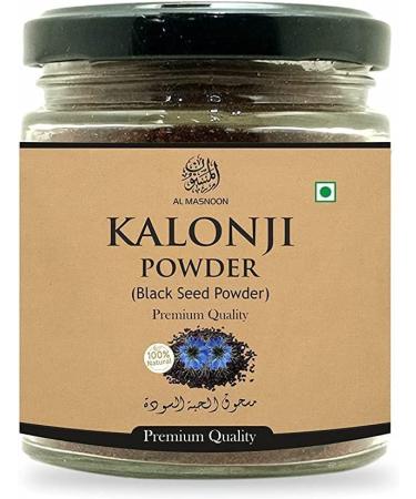 CROW AL MASNOON Kalonji Seed Powder | Black Seed Powder - Pack of 1 pc (100grams) 100% Pure & Natural